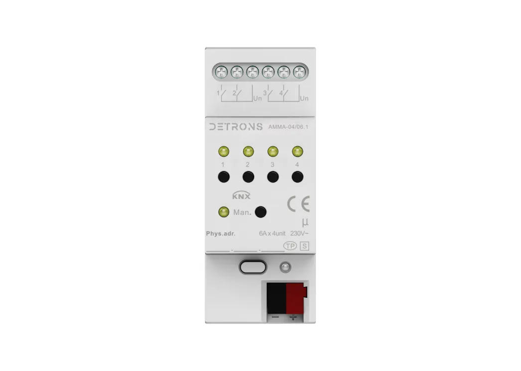 KNX 4-Fold Multi-function Actuator, 6A (Normal/Secure)
