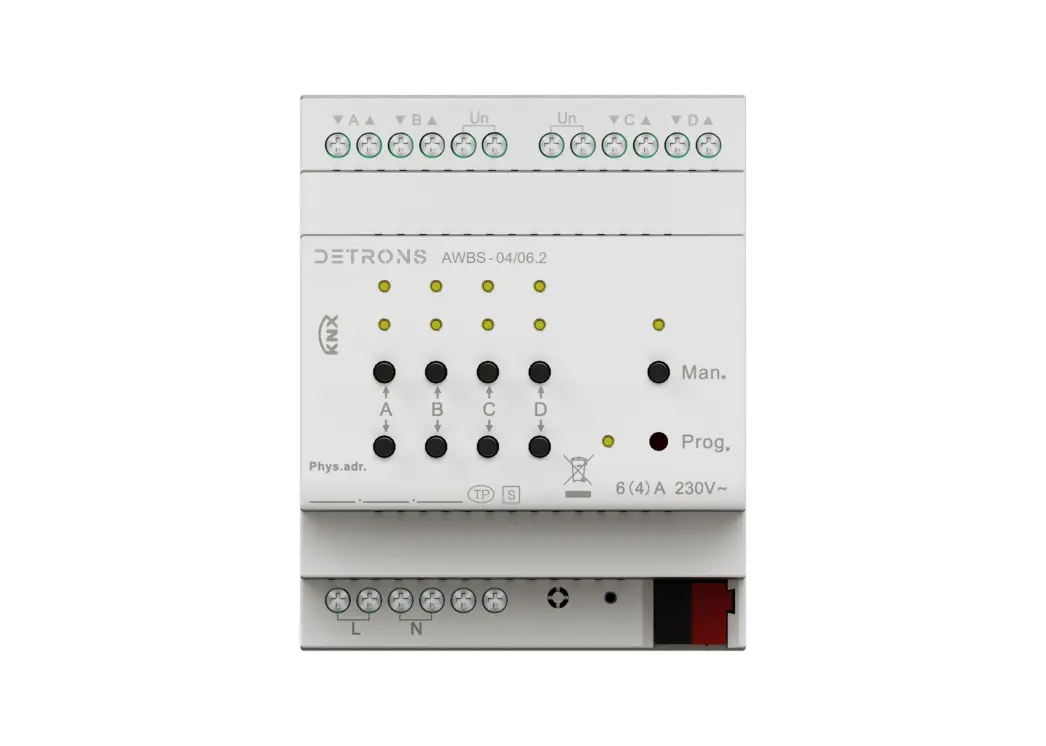 KNX Shutter Actuator 4-Fold