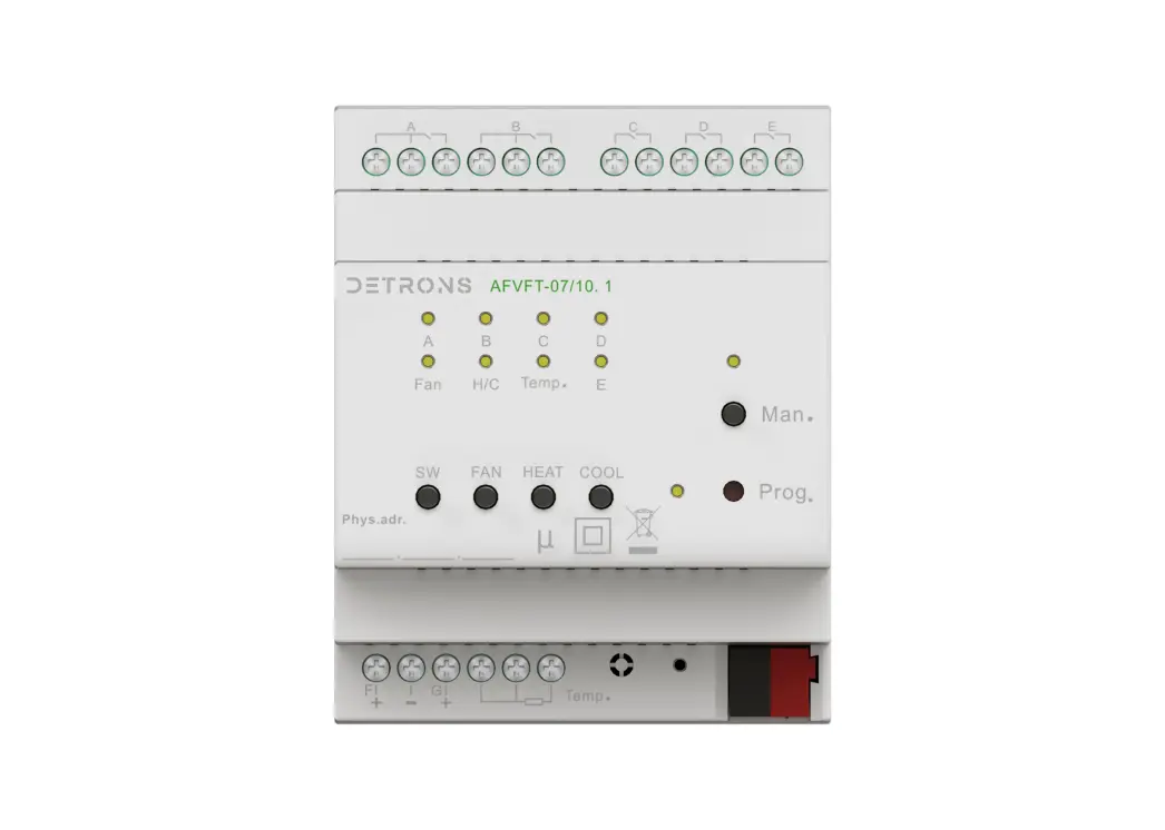 KNX Fan coil Controller, 0-10V