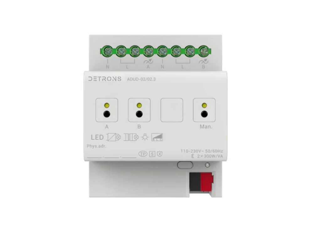 KNX Universal Dimming Actuator, 2 fold, (KNX Secure)